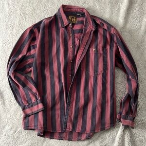 Men’s Vintage Stripped Button Down | Size X-Large | Cargo Clothing Concepts
